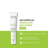 Kem Dưỡng Kiềm Dầu, Giảm Mụn SVR Mat + Pores Sebiaclear 40ml - Xách tay 