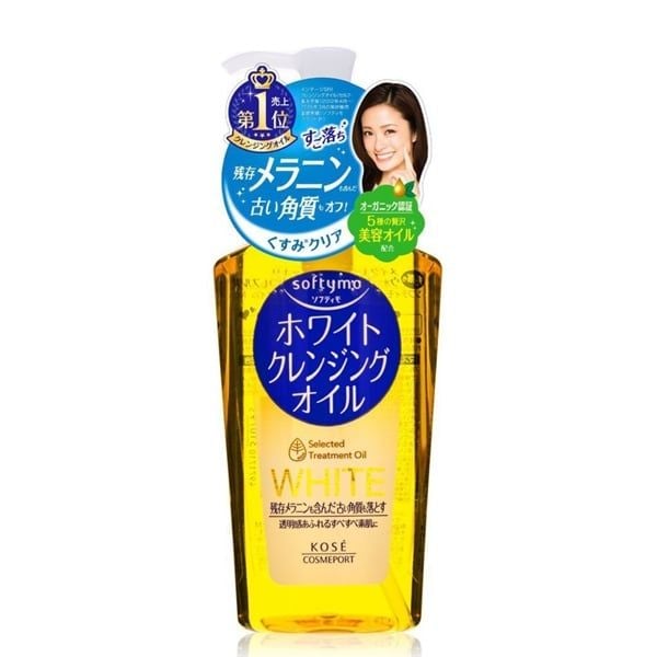  [Hàng Công Ty] Dầu Tẩy Trang Softymo 230ml - Vàng 