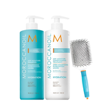  Set Moroccanoil Airy Moisture Hydration 500ml 
