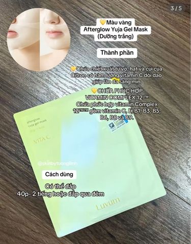  [ HÀNG CÔNG TY ] LUVUM Mặt Nạ Thạch 