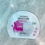  [HÀNG CÔNG TY] BNBG Mặt Nạ Kem - Vita Derma Moisture ( Hồng ) 