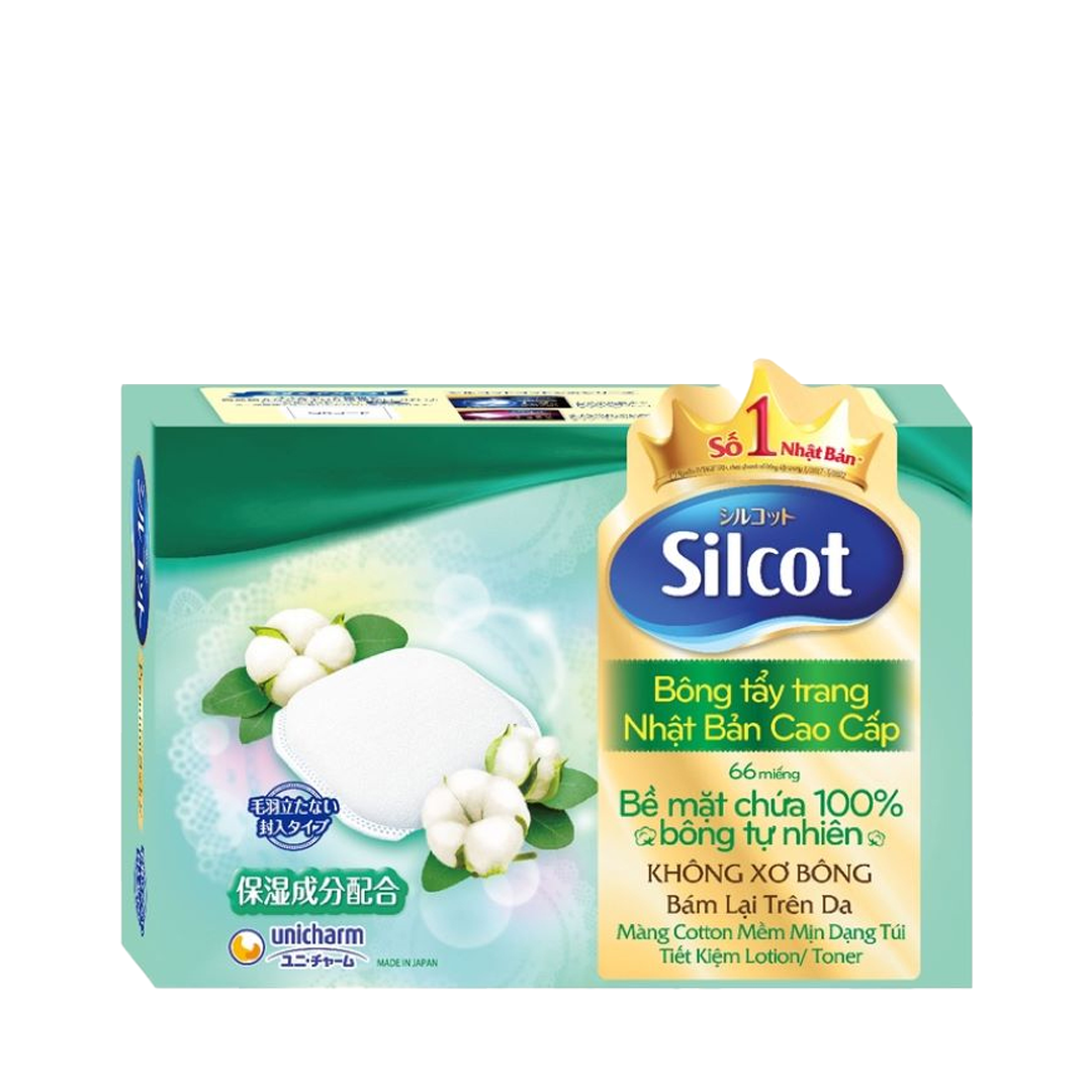  Bông Tẩy Trang Silcot Premium 66 miếng 