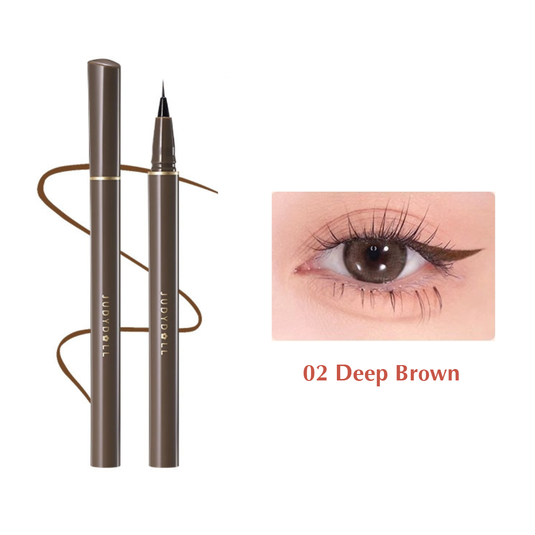 Kẻ Mắt Judy Doll Slim Liquid Eyeliner 02 Deep Brown ( nâu) LE NGOC ANH COSMETIC