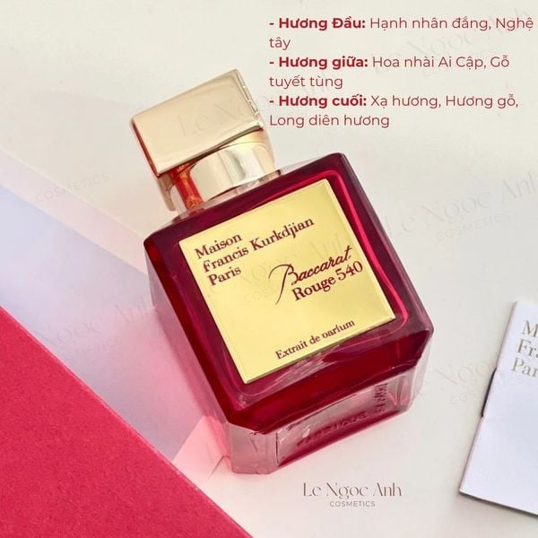 N c Hoa Maison Francis Kurkdjian Paris Baccarat Rouge 540 70ml LE NGOC ANH COSMETIC