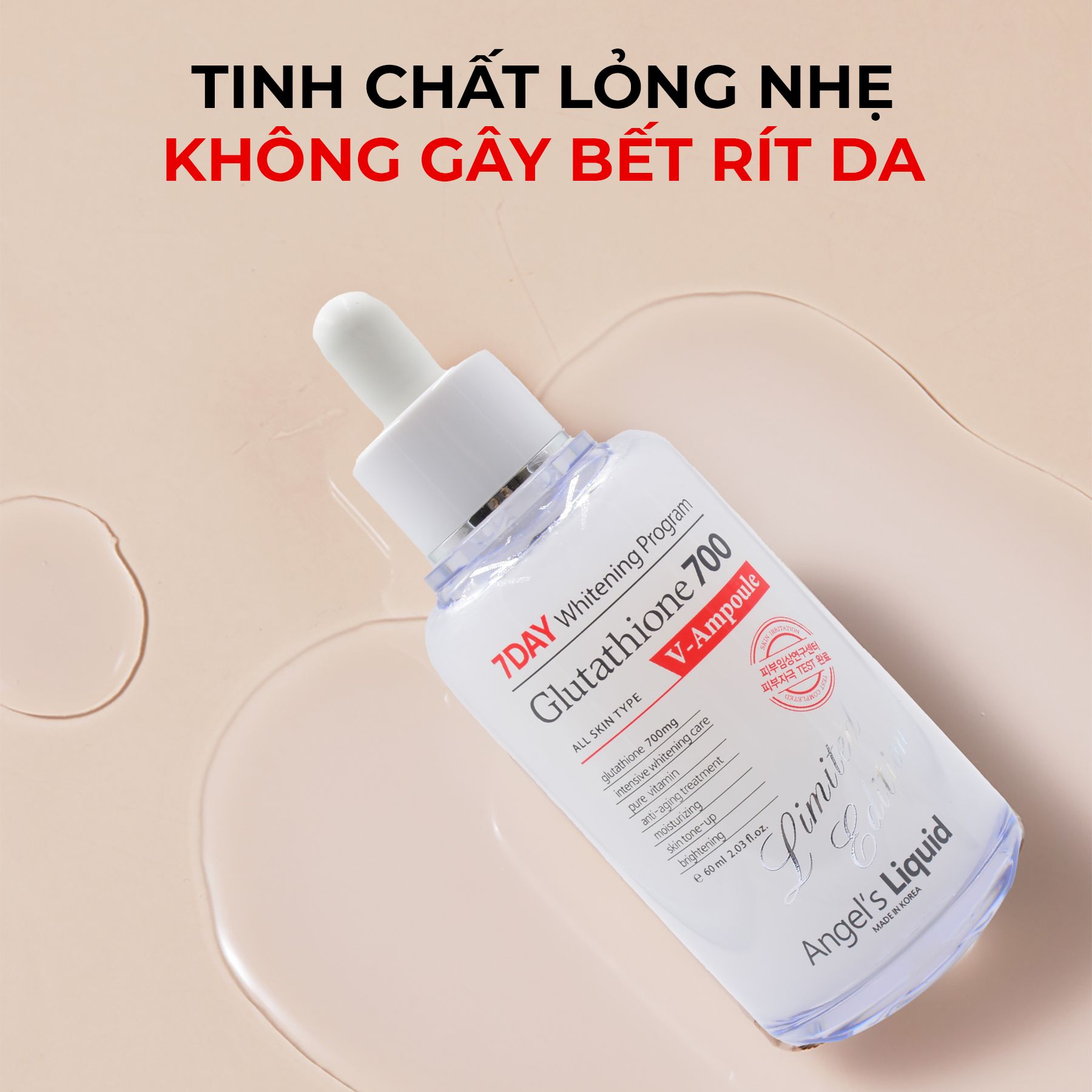 Serum Angel's Liquid 7Day Whitening Program Glutathione 700 V-Ampoule – LE  NGOC ANH COSMETIC