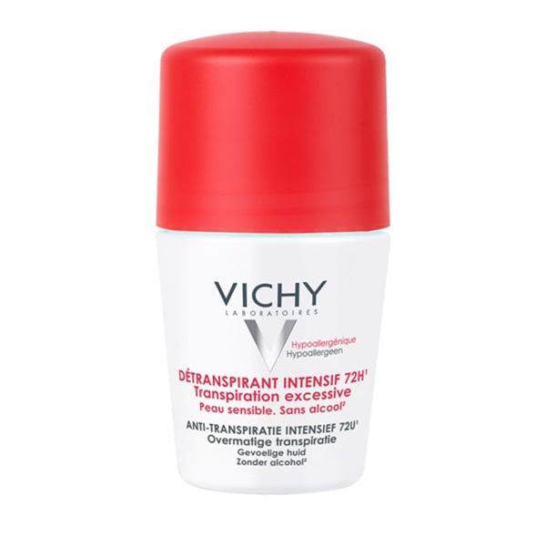  [Hàng Công Ty] VICHY Laboratoires Detranspirant Intensif 72H Lăn Khử Mùi - 50ml 