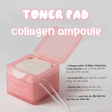  [HÀNG CÔNG TY] MEDIHEAL Toner Pad 100 MIếng - Collagen Ampoule (Hồng) 