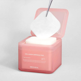 [HÀNG CÔNG TY] MEDIHEAL Toner Pad 100 MIếng - Collagen Ampoule (Hồng) 