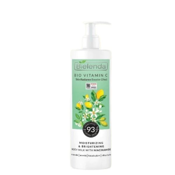  [Hàng Công Ty] BIELENDA Bio Vitamin C Moisturizing & Brightening Body Milk With Niacinamide Sữa Dưỡng Thể - 400ml 
