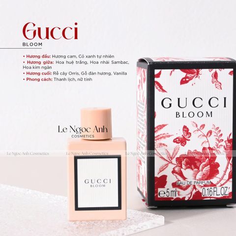  ( TÁCH SET ) Nước Hoa Gucci Bloom 5ml 