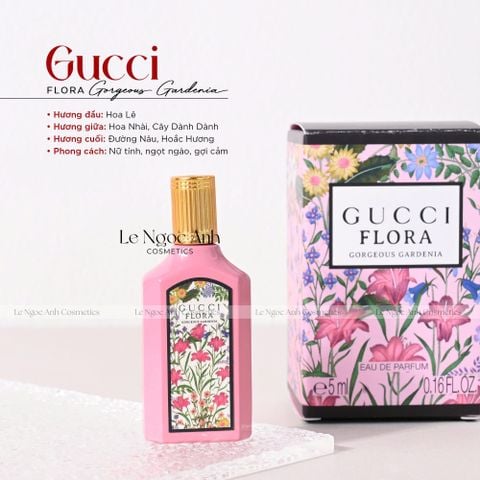  ( TÁCH SET ) Nước Hoa Gucci Flora Gorgeous Gardenia 5ml 
