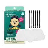  Miếng Lột Mụn Bring Green Tea Tree Cica Pore Nose Strip 
