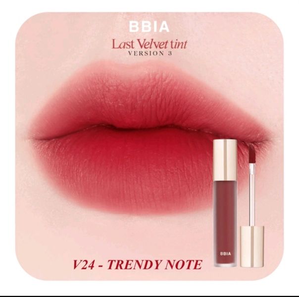  Son Bbia Last Velvet Lip Tint Vegan V24 Trendy Note 