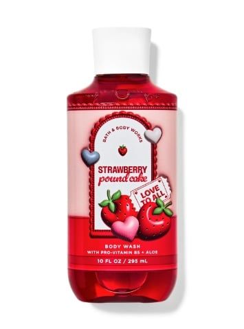  Sữa Tắm Bath and Body Works 295ml - Strawberry Pound Cake 