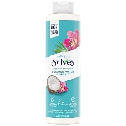  Sữa Tắm ST.IVES Body Wash 650ml - Coconut Water & Orchid 