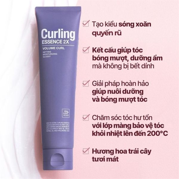  Kem Dưỡng Tạo Kiểu Mise En Scene Curling Essence 2X 150ml 