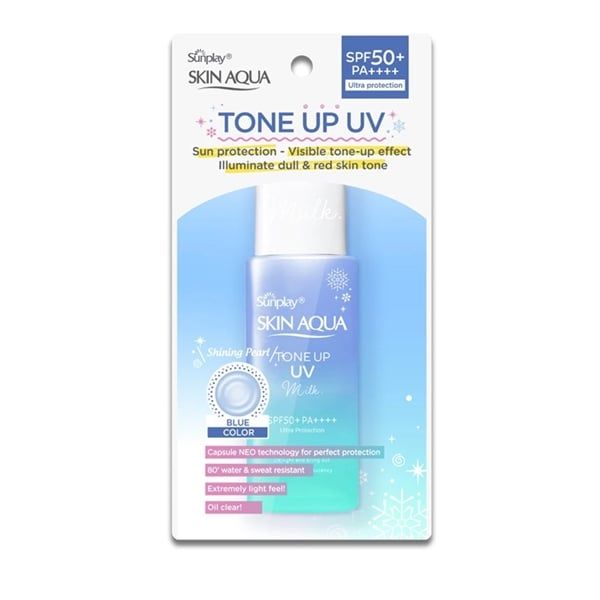  SUNPLAY Skin Aqua Set Sữa Chống Nắng Tone Up UV Milk - 50g 