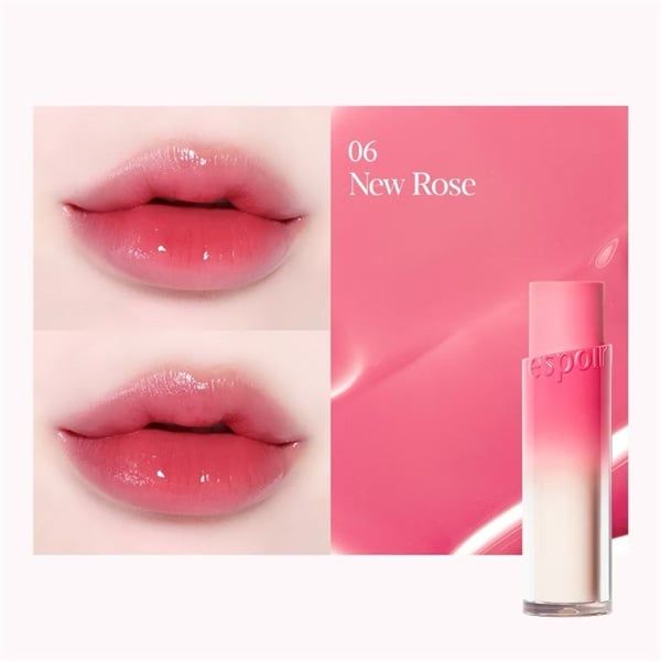  [Hàng Công Ty] ESPOIR Nowear Lipstick Balming Glow Son Bóng - 06 New Rose 