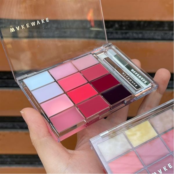  Bảng Son Wakemake Soft Coloring Lip Palette - 01 Pink Flood Glowing 