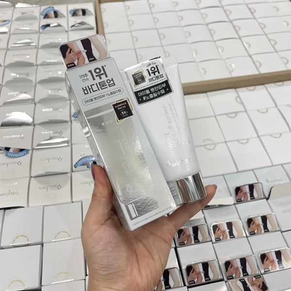  [Hàng Công Ty] 9WISHES White Tone Up Body Serum 80ml 