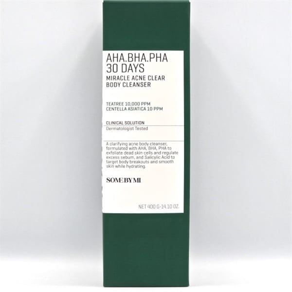  [Hàng Công Ty] SOMEBYMI AHA-BHA-PHA 30Days Miracle Acne Clear Body Cleanes Sữa Tắm - 400g 