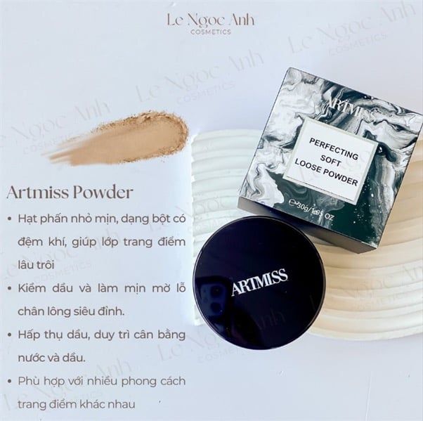  [Hàng Công Ty] ARTMISS Transparent Matte Powder Phấn Phủ - T02 