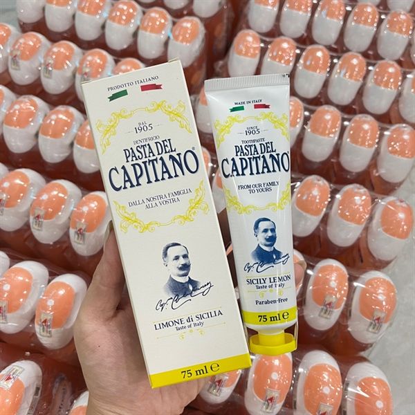  Kem Đánh Răng Capitano Limone Di Sicilia 75ml 