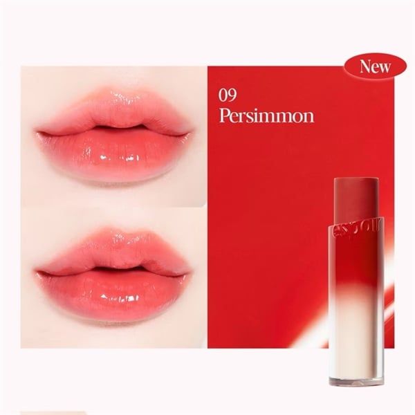  [Hàng Công Ty] ESPOIR Nowear Lipstick Balming Glow Son Bóng - 09 Persimmon 