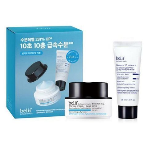  Set Belif The True Cream - Aqua Bomb Special Set 