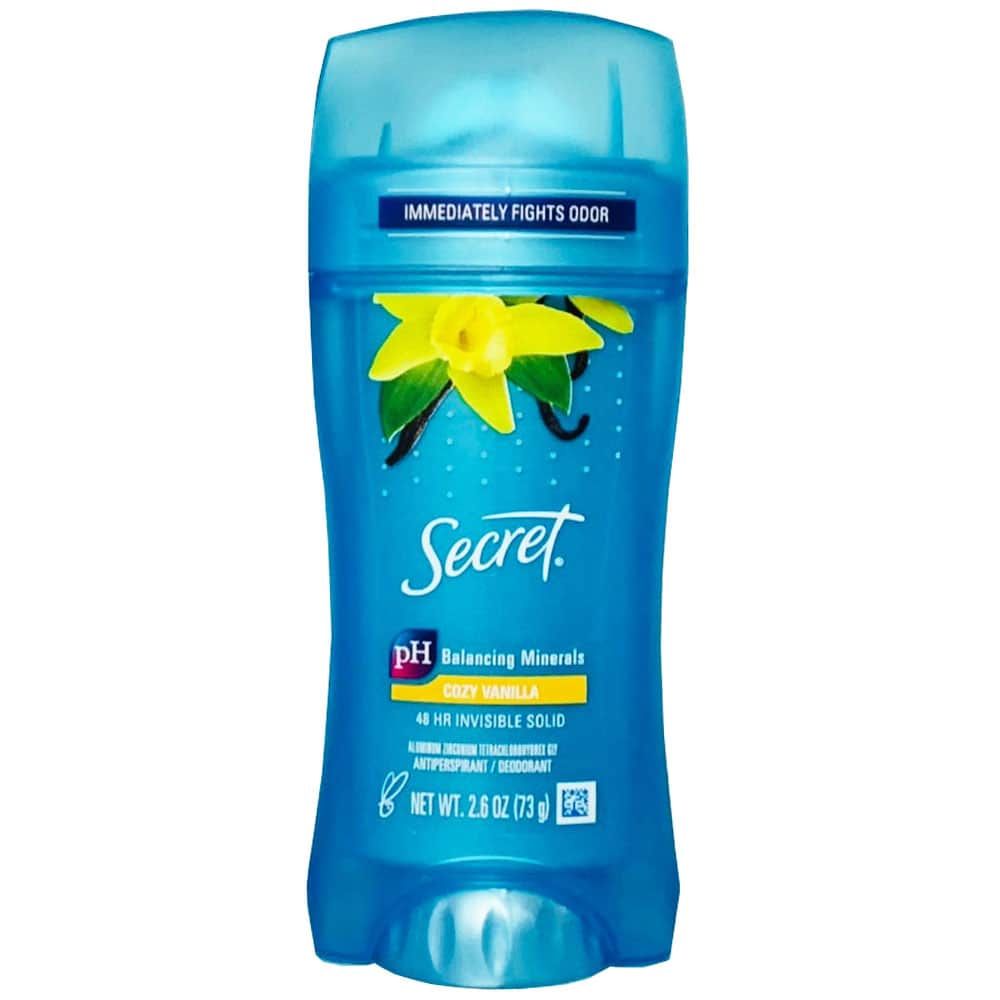  Gel Khử Mùi Secret Cozy Vanilla 48Hr Invisible Solid 73g 