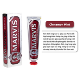  Kem Đánh Răng Marvis Cinnamon Mint 25ml (đỏ) 