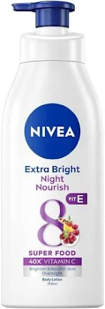  [HÀNG CÔNG TY] NIVEA Extra Bright Night Nourish Dưỡng Thể - 350ml 