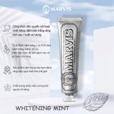  Kem Đánh Răng Marvis Whitening Mint 25ml (trắng) 