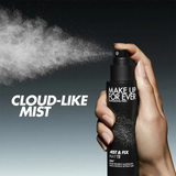  Xịt Khóa Makeup MUFE Light Velvet Air Shine (màu đen) 