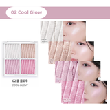  Highlight Wakemake Glow Contouring Palette - 02 Cool Glow 