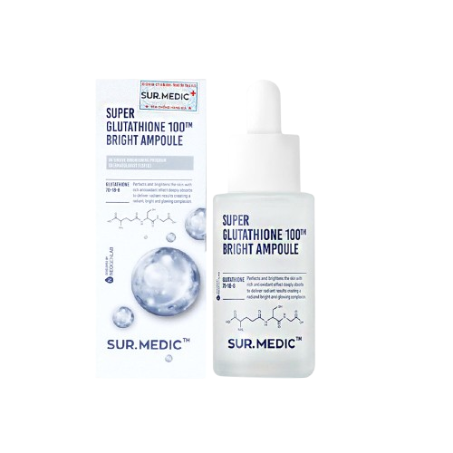 sur.medic super glutathione 100 bright ampoule Hàng Công Ty] Serum Sur.medic Super Glutathione 100 Bright Ampoule 32 – LE  NGOC ANH COSMETIC