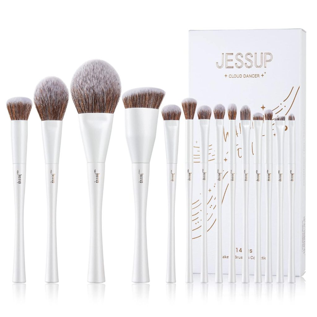  Bộ Cọ JESSUP Makeup Tools Cloud Dancer 14 Cây 