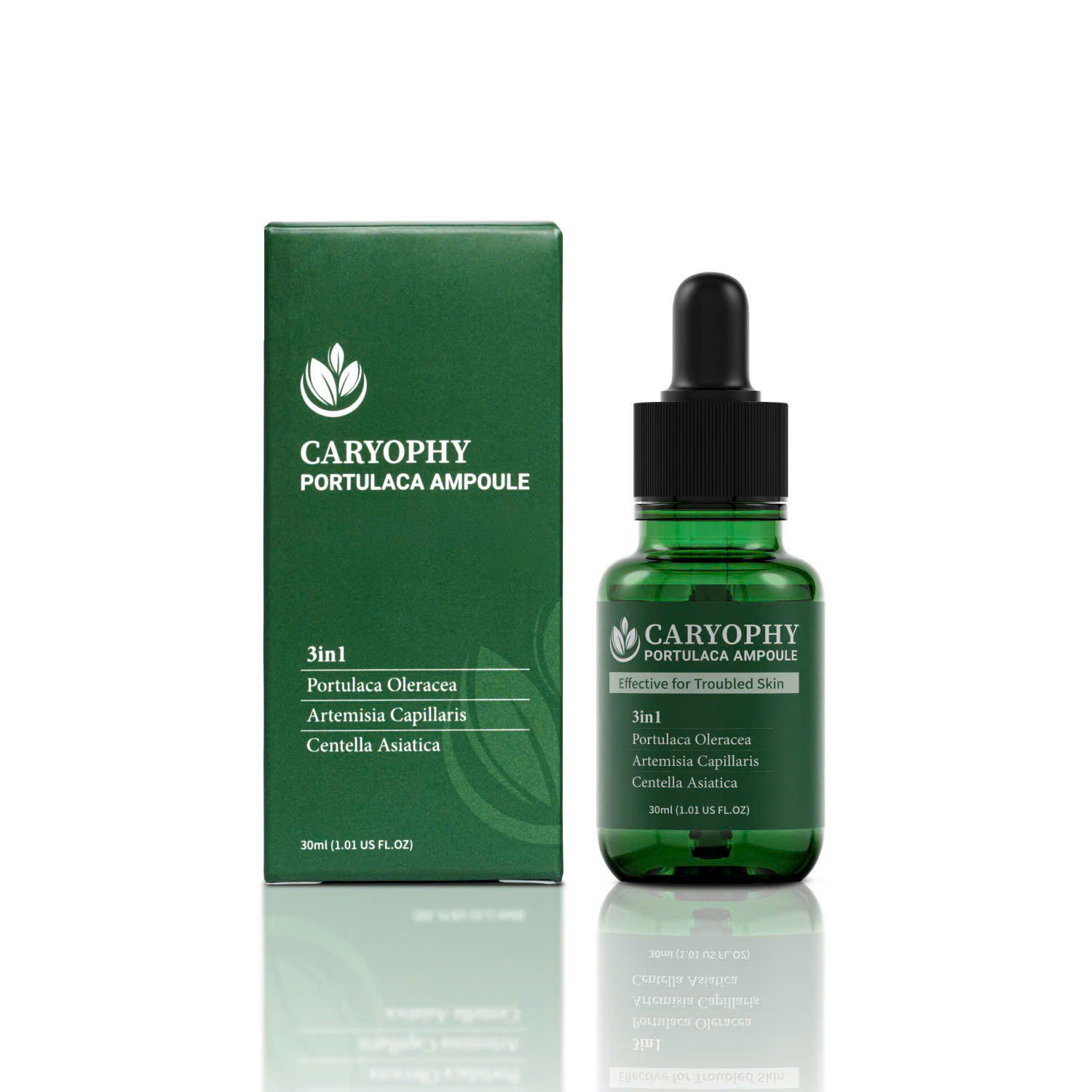  [HÀNG CÔNG TY] CARYOPHY Portulaca Ampoule Tinh Chất Giảm Thâm, Mụn 30ml 