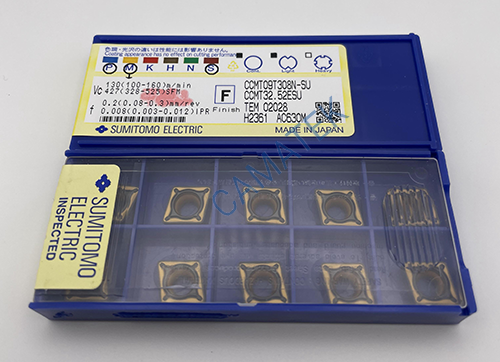 Inserti Per Tornio SUMITOMO CCMT09T308N-SU AC530U – Per Acciaio E Acciaio Inossidabile, 100% Originali