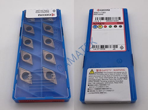 京セラ　旋削用チップ　ＰＲ９３０　ＰＲ９３０ ( DCGT11T301ER-U PR930 )  ( L0P89 ) VBMT160404HQ-PR930 | 京セラ・VBMT-HQ・35°ひし形・ポジ・穴有・旋削