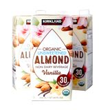  Sữa hạnh nhân hữu cơ không đường - Kirkland Signature Organic Unsweetened Almond hương Vanilla - 946ml 
