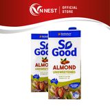  SỮA HẠT HẠNH NHÂN KHÔNG ĐƯỜNG SO GOOD - HỘP 1 LÍT 