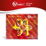  Yến Chưng Đường Phèn VN Nest 51% Tổ Yến - Hộp 06 lọ x 70ml 