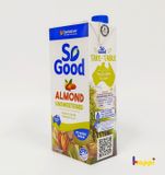  SỮA HẠT HẠNH NHÂN KHÔNG ĐƯỜNG SO GOOD - HỘP 1 LÍT 