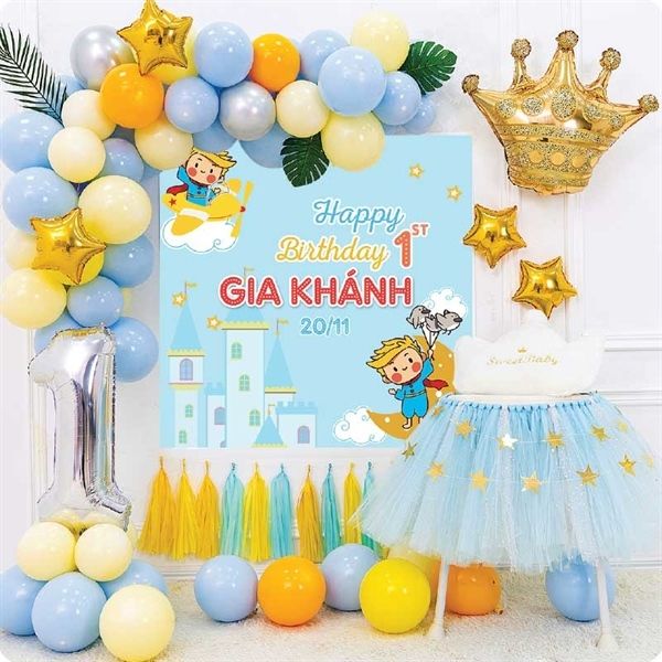  Set Trang Trí Sinh Nhật Bé Trai MS 24 