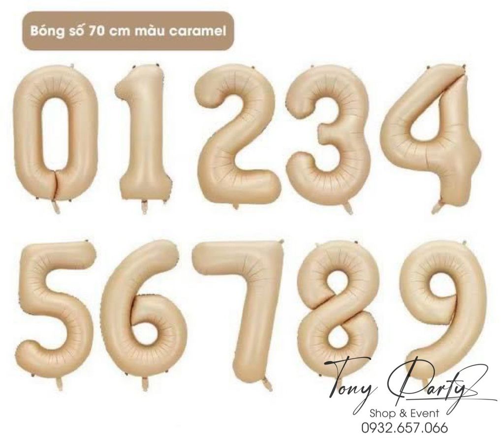  Bóng Số Da 70cm 