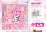  Set Trang Trí Sinh Nhật Bé Gái 142 