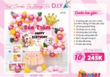  Set Trang Trí Sinh Nhật Bé Gái 145 