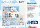  Set Trang Trí Sinh Nhật Bé Trai MS 173 