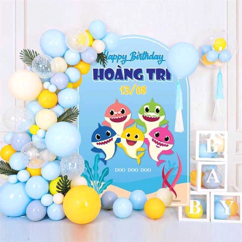  Set Trang Trí Sinh Nhật Bé Trai MS 38 